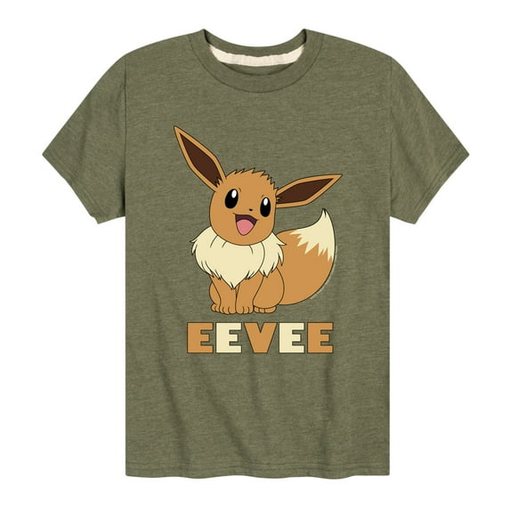 Pokémon - Happy Eevee - Youth Short Sleeve Graphic T- Shirt