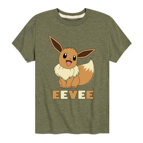 Pokémon - Happy Eevee - Youth Short Sleeve Graphic T- Shirt