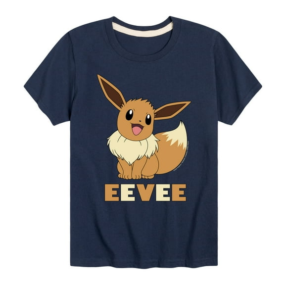 Pokémon - Happy Eevee - Youth Short Sleeve Graphic T- Shirt