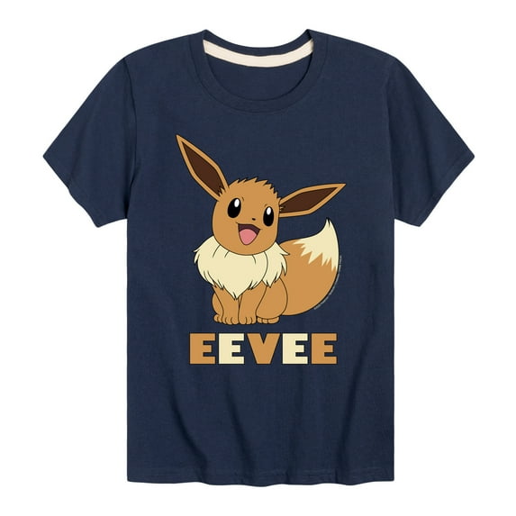 Pokémon - Happy Eevee - Youth Short Sleeve Graphic T- Shirt