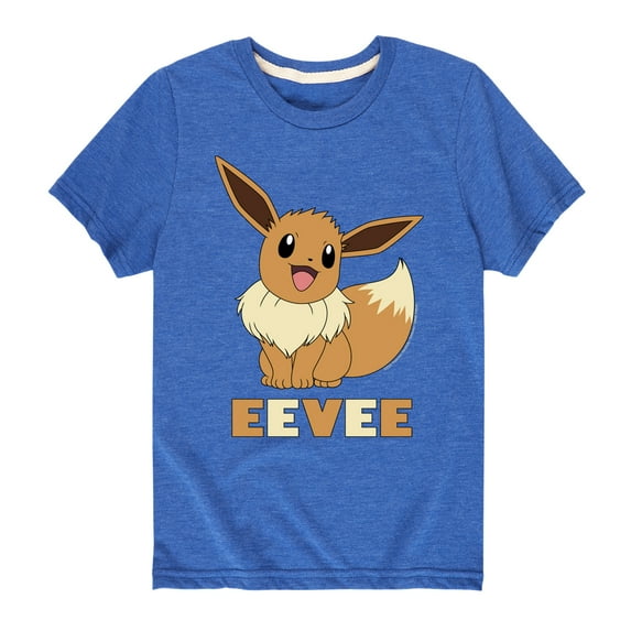 Pokémon - Happy Eevee - Youth Short Sleeve Graphic T- Shirt