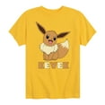 thumbnail image 1 of Pokémon - Happy Eevee - Youth Short Sleeve Graphic T- Shirt, 1 of 5