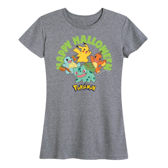 Pokémon - Happy Halloween - Women's Short Sleeve Graphic T-Shirt