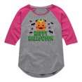 thumbnail image 1 of Pokémon - Happy Halloween - Youth Girls Raglan Graphic T-Shirt, 1 of 5