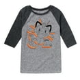 thumbnail image 1 of Pokémon - Happy Meowth Retro - Youth Raglan Graphic T- Shirt, 1 of 5