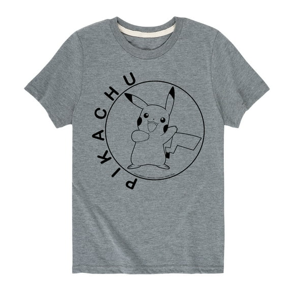 Pokémon - Happy Pikachu - Youth Short Sleeve Graphic T- Shirt