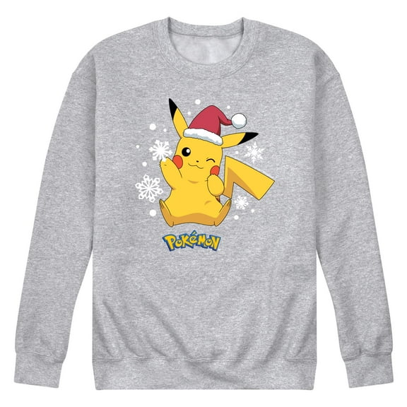 Pokémon - Holiday Designs - Men's Crew Neck Fleece Pullover