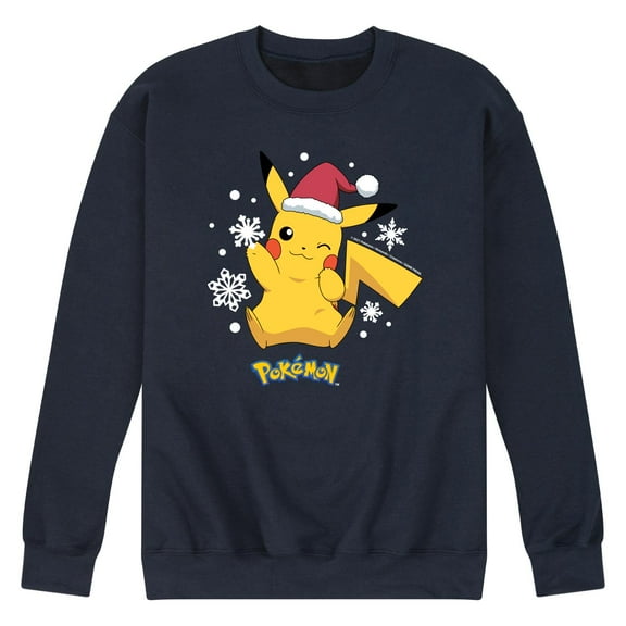 Pokémon - Holiday Designs - Men's Crew Neck Fleece Pullover