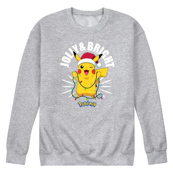 Pokémon - Holiday Designs - Men's Crew Neck Fleece Pullover