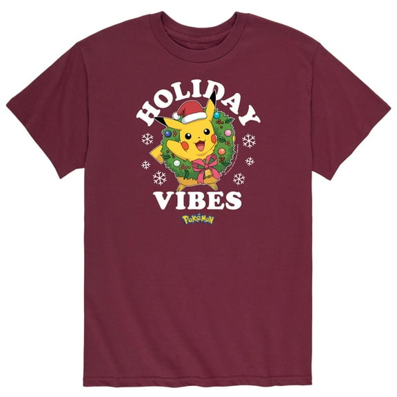 Pokémon - Holiday Designs - Men's Short Sleeve Graphic T-Shirt