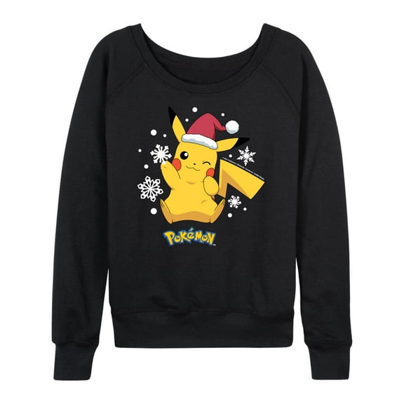 Pokémon - Holiday Designs - Women's Lightweight French Terry Long Sleeve Shirt