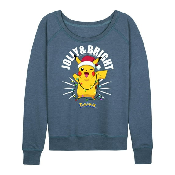 Pokémon - Holiday Designs - Women's Lightweight French Terry Long Sleeve Shirt