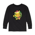 thumbnail image 1 of Pokémon - Holiday Designs - Youth Long Sleeve Graphic T-Shirt, 1 of 4