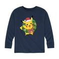 thumbnail image 1 of Pokémon - Holiday Designs - Youth Long Sleeve Graphic T-Shirt, 1 of 4