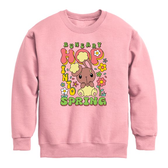 Pokémon - Hop Into Spring - Youth Crew Fleece Sweatshirt
