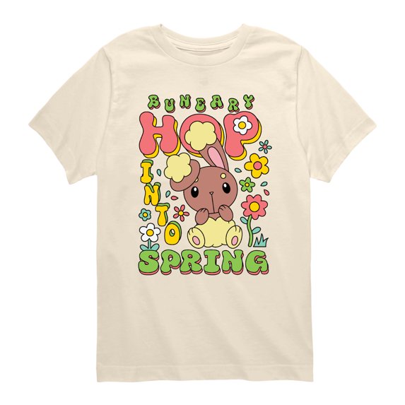 Pokémon - Hop Into Spring - Youth Short Sleeve Graphic T-Shirt