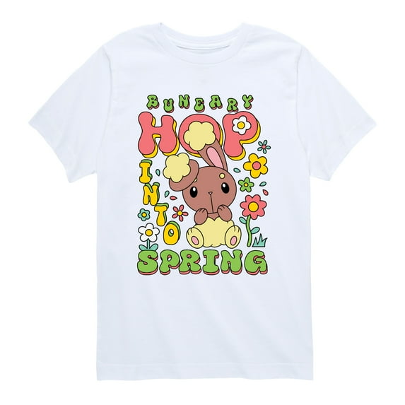 Pokémon - Hop Into Spring - Youth Short Sleeve Graphic T-Shirt