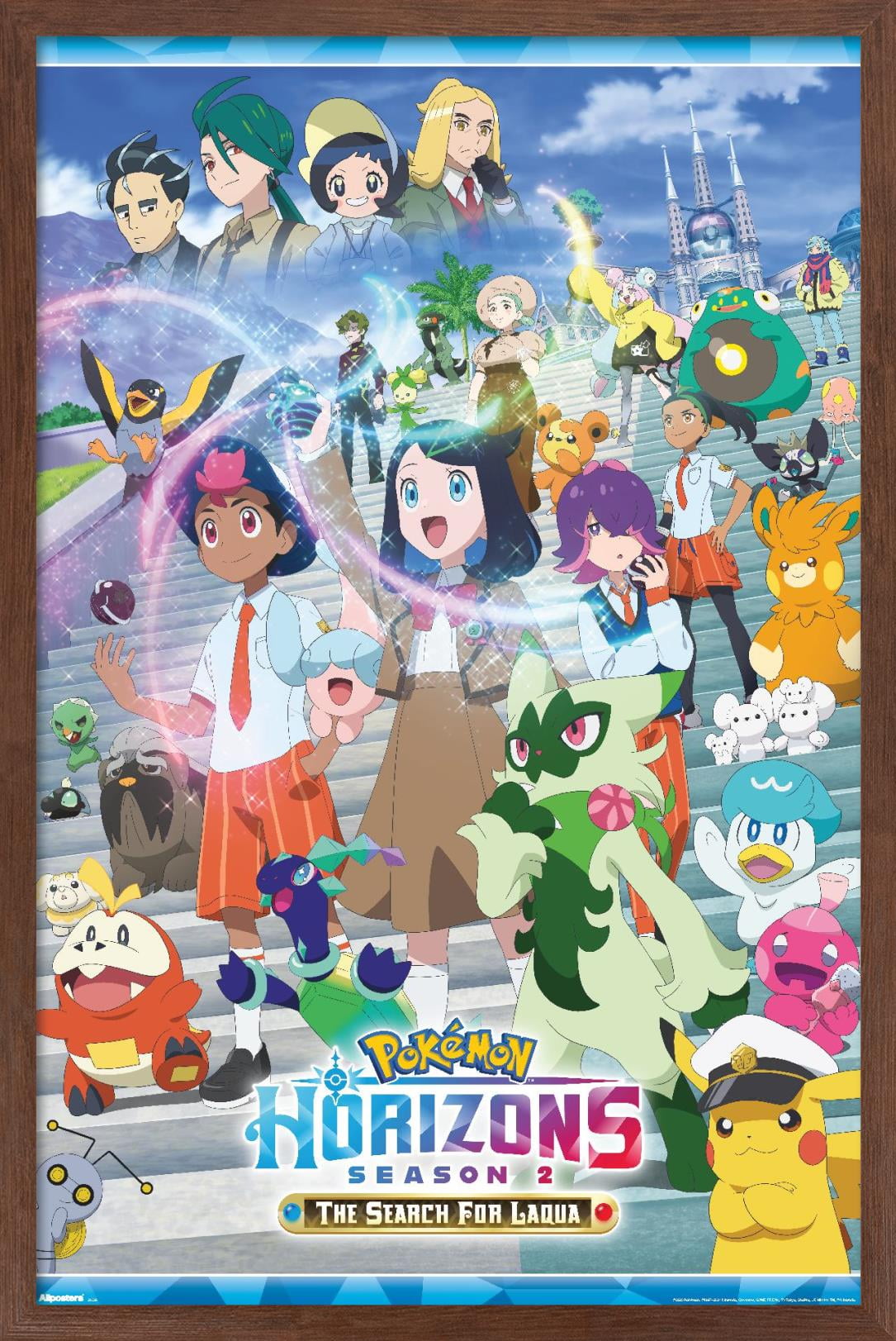 Pokémon Horizons: Season 2 - Key Art Wall Poster, 22.375