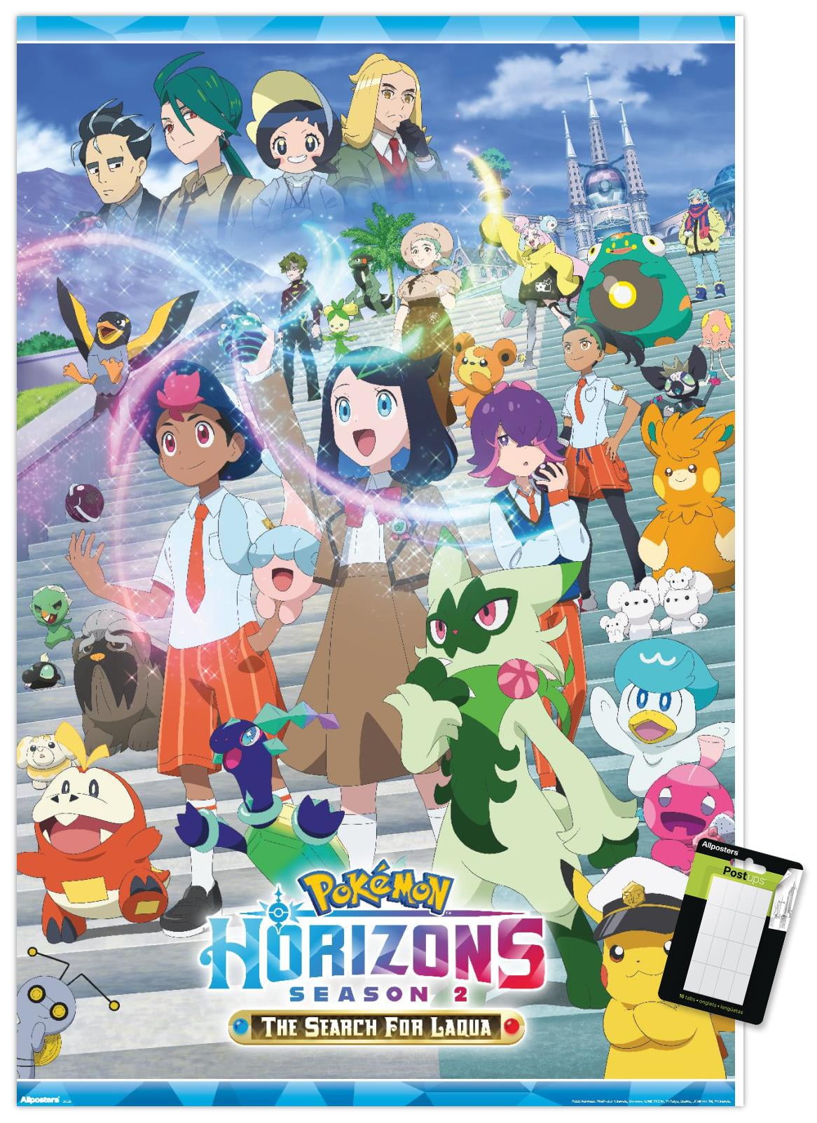 Pokémon Horizons: Season 2 - Key Art Wall Poster, 22.375