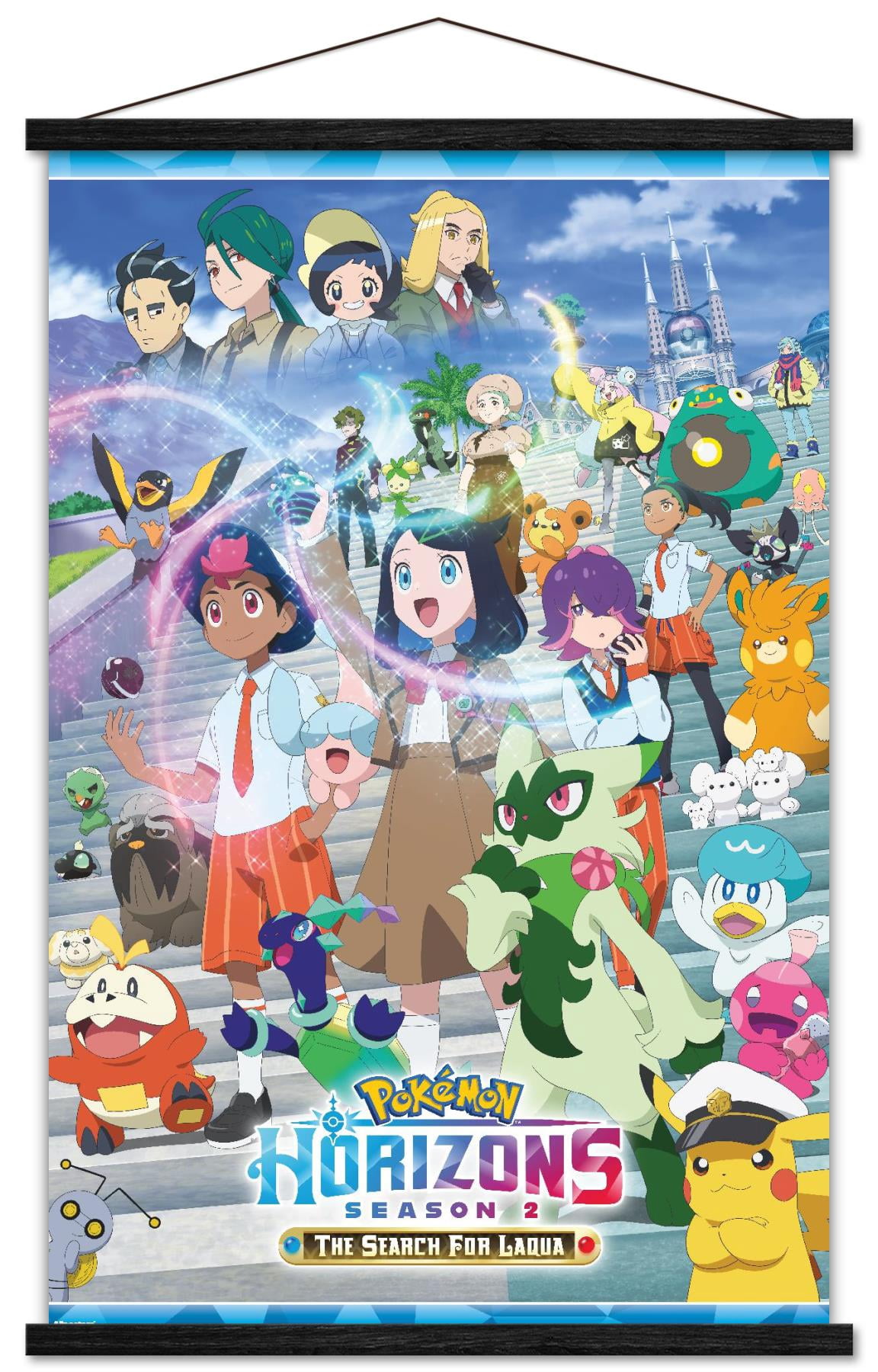 Pokémon Horizons: Season 2 - Key Art Wall Poster with Magnetic
