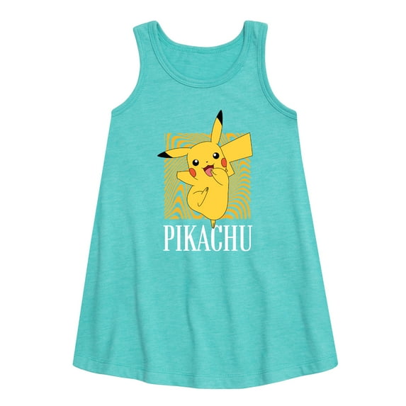 Pokémon - Hypnotic Pikachu Art - Youth Girls A-line Dress