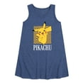 thumbnail image 1 of Pokémon - Hypnotic Pikachu Art - Youth Girls A-line Dress, 1 of 5