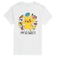 thumbnail image 1 of Pokémon - I'm So Sweet - Men's Short Sleeve Graphic T-Shirt, 1 of 5