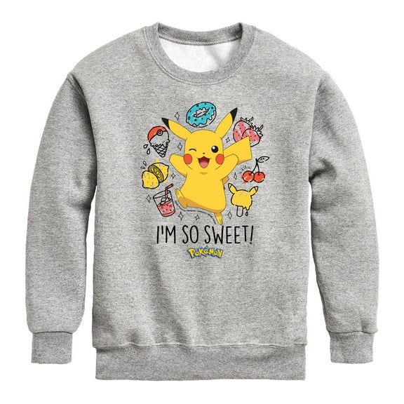 Pokémon - I'm So Sweet - Youth Crewneck Fleece Sweatshirt