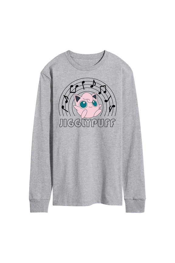 - Jigglypuff Music Notes - Men's Long Sleeve T-Shirt