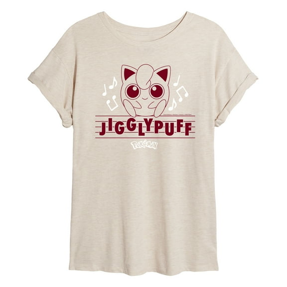 Pokémon - Jigglypuff On Staff - Juniors Muscle T-Shirt