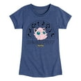 thumbnail image 1 of Pokémon - Jiggypuff Music Notes - Youth Girls Short Sleeve Graphic T-Shirt, 1 of 5