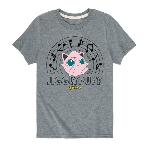 Pokémon - Jiggypuff Music Notes - Youth Short Sleeve Graphic T-Shirt
