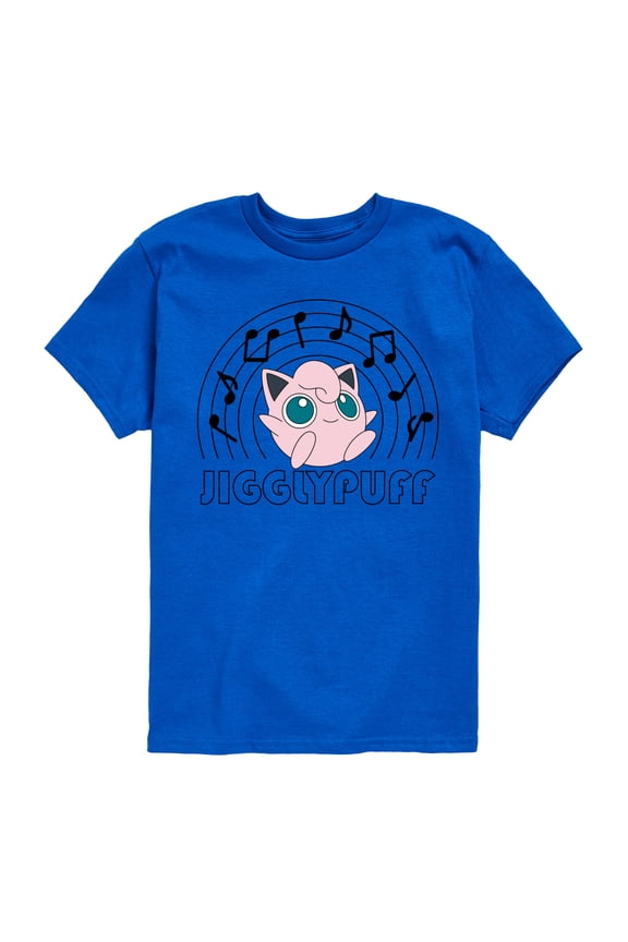Pokémon - Jiggypuff Music Notes - Youth Short Sleeve Graphic T-Shirt