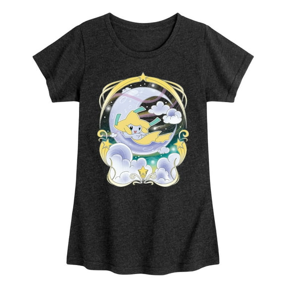 Pokémon - Jirachi Night Sky Frame - Girl's Youth Fitted Short Sleeve Graphic T-Shirt