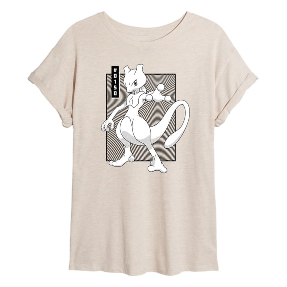 Pokémon - Mewtwo Manga Oversized Graphic T-Shirt
