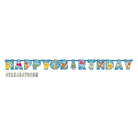 Pokemon Classic Jumbo Letter Banner Kit (1ct)
