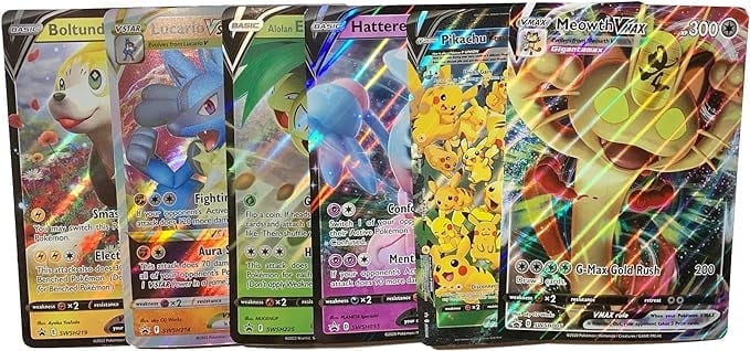 Pokmon Jumbo Card Lot 6 Random Oversized Cards Featuring V, VMAX, VSTAR, or V-Union