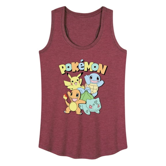 Pokémon - Kanto Starters - Women's Racerback Tank Top
