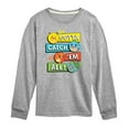 thumbnail image 1 of Pokémon - Kanto Starters - Youth Long Sleeve Graphic T-Shirt, 1 of 5