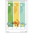 thumbnail image 1 of Pokémon - Kanto Trio Wall Poster, 22.375" x 34", Framed, 1 of 2