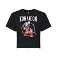 thumbnail image 1 of Pokémon - Koraidon Collegiate - Juniors Cropped Cotton Blend T-Shirt, 1 of 5