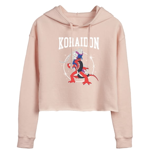 Pokémon - Koraidon Collegiate - Juniors Cropped Pullover Hoodie