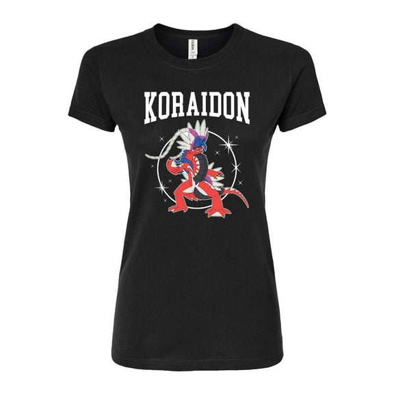 Pokémon - Koraidon Collegiate - Juniors Fitted Graphic T-Shirt