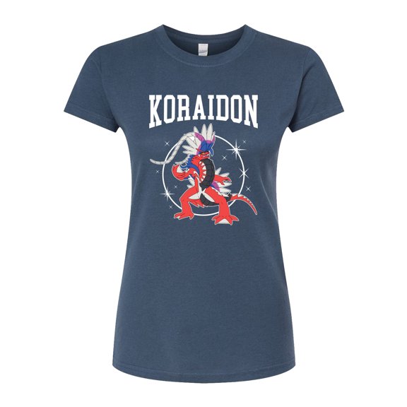Pokémon - Koraidon Collegiate - Juniors Fitted Graphic T-Shirt