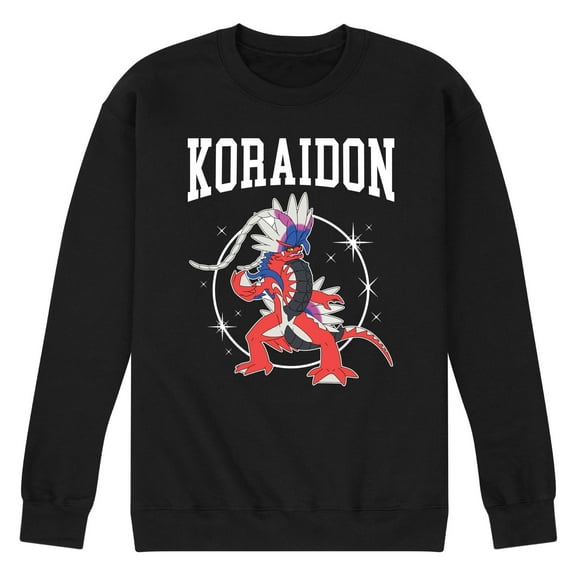 Pokémon - Koraidon Collegiate - Men's Crew Neck Fleece Pullover