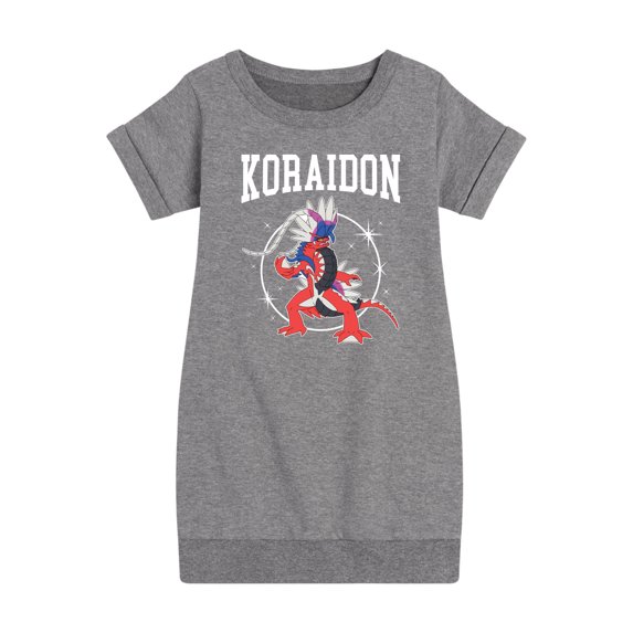 Pokémon - Koraidon Collegiate - Toddler & Youth Girls Fleece Dress