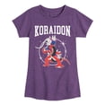 thumbnail image 1 of Pokémon  - Koraidon Collegiate - Youth Girls Short Sleeve Graphic T-Shirt, 1 of 5