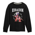 thumbnail image 1 of Pokémon - Koraidon Collegiate - Youth Long Sleeve Graphic T-Shirt, 1 of 5