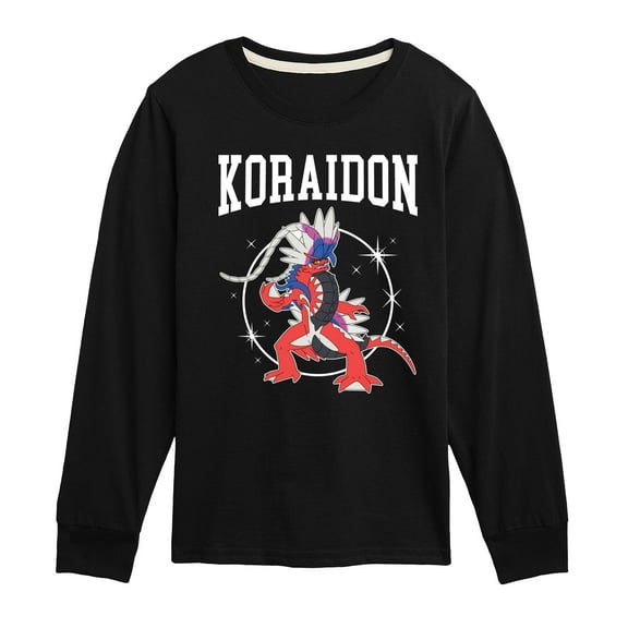 Pokémon - Koraidon Collegiate - Youth Long Sleeve Graphic T-Shirt