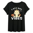 thumbnail image 1 of Pokémon - Lazy Day Vibes Meowth - Juniors Ideal Flowy Muscle T-Shirt, 1 of 5
